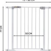 Hauck Kūdikių saugos varteliai Clear Step Safety Gate - White