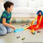 Hot Wheels Track Builder Unlimited Fuel Can Stunt Box and Vehicle