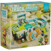 Interactive car track with steering wheel Obstacle course Dinosaurs KX3578
