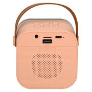 Karaoke speaker with microphone pink KX3379