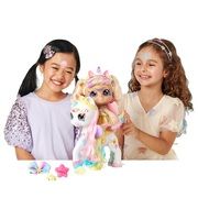 Kindi Kids Dress Up Magic Puppe Mystabella und Secret Saddle Einhorn Rainbow Star