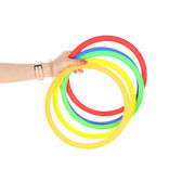 Class Game Colored Hoops 10 Circles and Connectors
