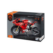 Construction set iM.Master 6833 Red racing motorcycle, 557 pcs.