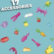 Constructor MEGA Barbie Farmers market Building Set 90 parts