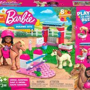 Constructor MEGA Barbie Horse Jumping Building Set 73 parts