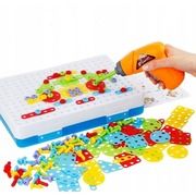 Constructor with electric screwdriver 239 pieces Creative Mosaic