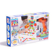 Constructor with electric screwdriver 261 pieces Creative Double side Box