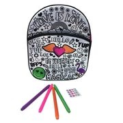 Kuprinė - dekoruok pats Colour Your Own Fashion Rucksack