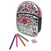 Kuprinė - dekoruok pats Colour Your Own Fashion Rucksack