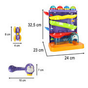Educational toy 2in1 Fun ball and car track KX4292