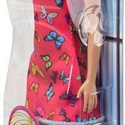 Barbie doll 29cm dress with butterflies (red)