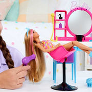 Lėlė Mattel Barbie Hair Salon Playset HKV00, 29 cm