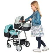 Lėlės vežimėlis dvynukams Deluxe Twin Dolls Pram