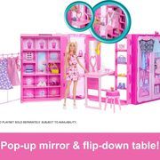 Lėlių drabužių spinta, su priedais Mattel Barbie Dream Closet HXD59
