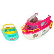 Doll Boat - Foldable Yacht Set with Doll Accessories KX3035