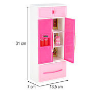 Doll's kitchen with furniture 4-modules dishwasher refrigerator KX6117