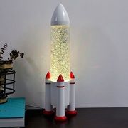 Lempa Rocket Glitter Lamp with USB