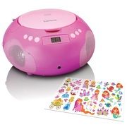 Lenco SCD-625 player CD-Player radio, microphone, Bluetooth pink