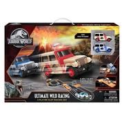 Lenktynių trasa Jurassic world ultimate wild racing 2 player slot racing set