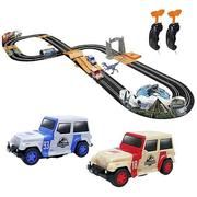 Lenktynių trasa Jurassic world ultimate wild racing 2 player slot racing set