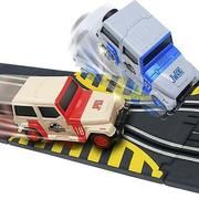 Lenktynių trasa Jurassic world ultimate wild racing 2 player slot racing set