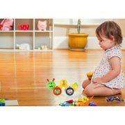 Malplay Rotating musical rattle Caterpillar Baby insects 360