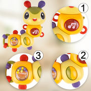 Malplay Rotating musical rattle Caterpillar Baby insects 360