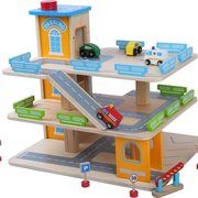 Medinė 3-jų aukštų automobilio stovėjimo aikštelė Gerardo's toys 39263