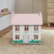 Medinis lėlių namas Sofie's Wooden Doll House with Furniture