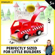Medinių figūrų gaminimo rinkinys Stanley Jr: Catapult Truck Kit