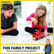 Medinių figūrų gaminimo rinkinys Stanley Jr: Catapult Truck Kit