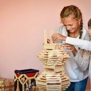 Medinių lentelių dėjimo žaidimas KAPLA 200er Box