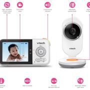 Mobili auklė VTech VM3254 Full 2.8inch Colour Video Baby Monitor