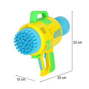 Soap bubble gun with accessories Bazooka Bubble KX4893_1