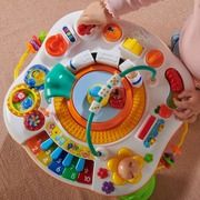 Muzikinis stalas Big Steps Activity Table Musical Learning Railway