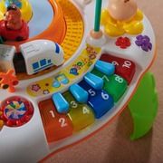 Muzikinis stalas Big Steps Activity Table Musical Learning Railway