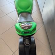 Paspiriamas motociklas FALK motociklas-paspirtukas Bud Racing, žalias (ekspozicinis, be ratų gaubtų "kalpokų") )