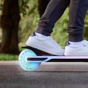Rahmory Scooter Kick Folding Rainbow Lights