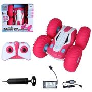 Radijo bangomis valdoma mašina Speed Cyclone Stunt Car Pink