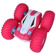 Radijo bangomis valdoma mašina Speed Cyclone Stunt Car Pink