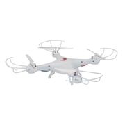 Radijo bangomis valdomas dronas R/C Aerial Stunt Quadcopter white