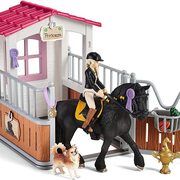 Schleich Horse Club 42437 Horse stall with Horse Club Tori & Princess