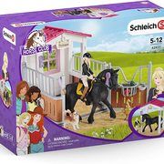 Schleich Horse Club 42437 Horse stall with Horse Club Tori & Princess