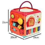 Sensory toy for children cube 6in1 KX3598