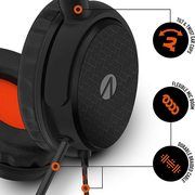Stealth C6-100 Gaming Headset for Switch, XBOX, PS4/PS5, PC - BLACK/ORANGE