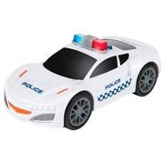 Super Wheelz Light & Sound Police Car	Small 19 CM