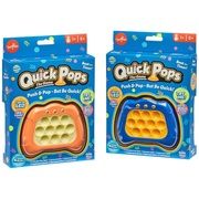 Toy Mania Quick Pops Electronic Push & Pop Fidget Game Assortment blue