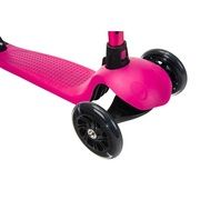 Triratis paspirtukas iSporter Mini LED Metallic Pink