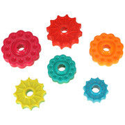 Rainbow tower pyramid spiral for stacking