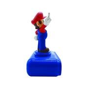 Žadintuvas 3D Super Mario Childrens Clock with Night Light